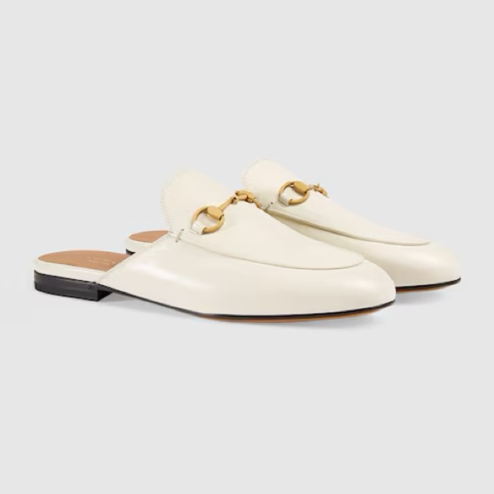 Gucci Princeton Mule Loafer, White/Cream 35.5 - Picture 2 of 9